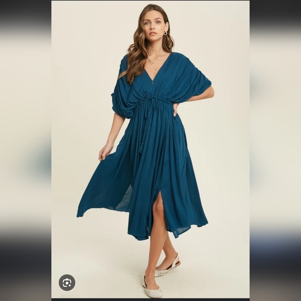 NWT Wish List Elegant Blue Women's Dress_Med